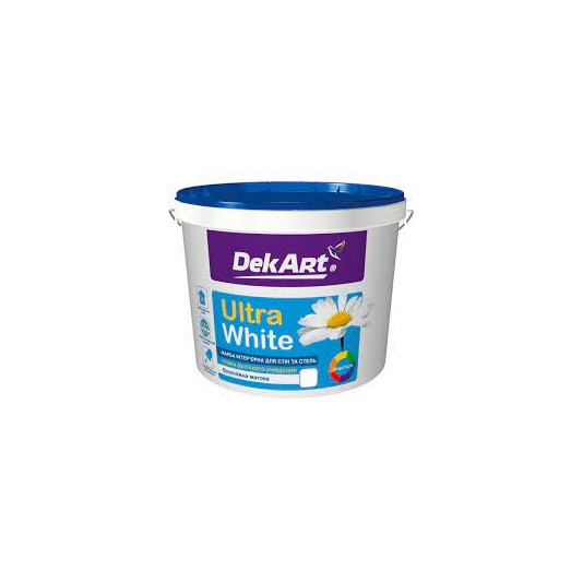 Фарба DekArt Ultra White 4,0 кг матова