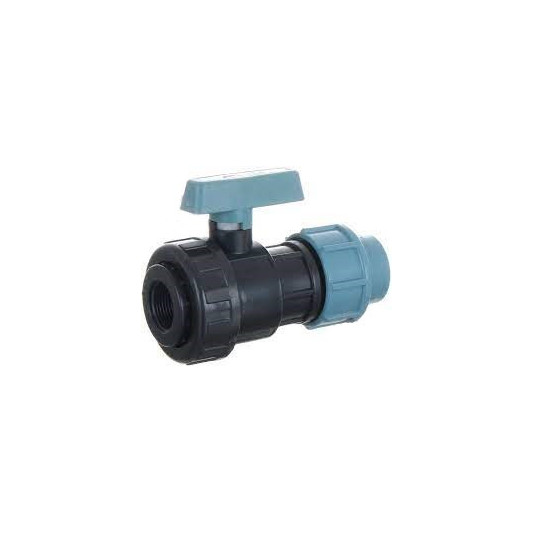 Кран ПЕ 25 х 3/4" ВР