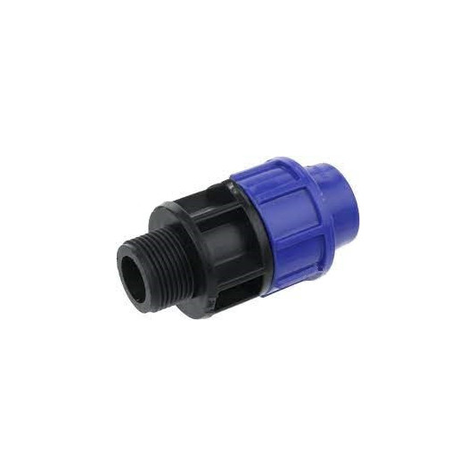 Муфта зажимна ЗР 25 х 3/4" ПЕ Unisera
