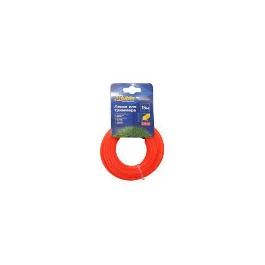Ліска для тримера 2,4 мм х 15 м "Квадрат" Kubis