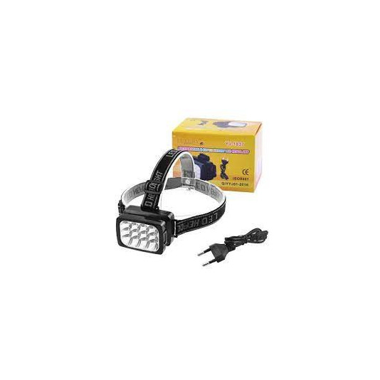 Ліхтар на голову Luxury 1837-12Led 220V вбудований акумулятор