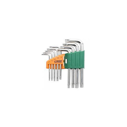 Набір Г-подібних ключів Torx Grad 9 шт
