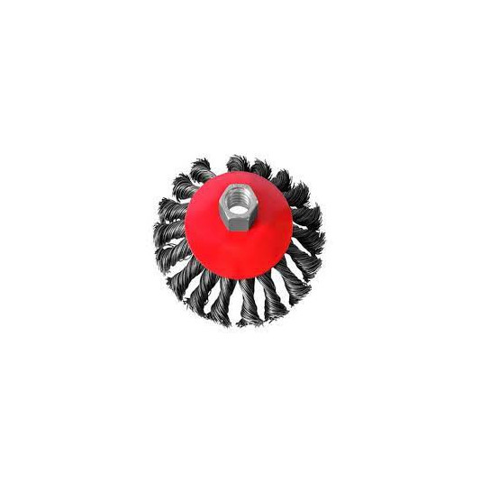 Щітка конусна для КШМ INTERTOOL ВТ-4100 100 мм