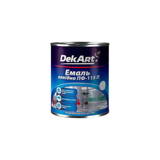 Емаль DekArt ПФ-115 бежева 2.8 кг