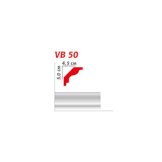 Багет стельовий VB-50, 50 х 45 х 2000 мм