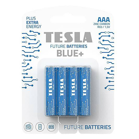 Батарейки TESLA BLUE+ R03 1,5В