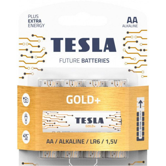 Батарейки TESLA GOLD LR06, 4 шт