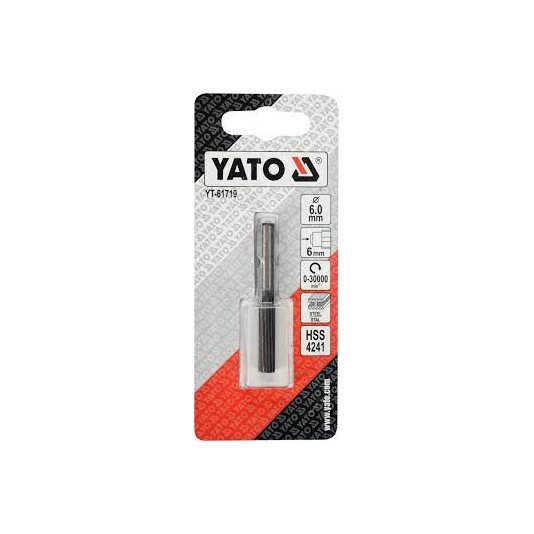 Фреза по металу YATO YT-61719 6 х 25/55мм