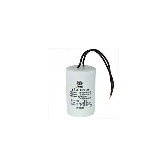 Кондесатор 25mf CBB60 450V 2 дроти