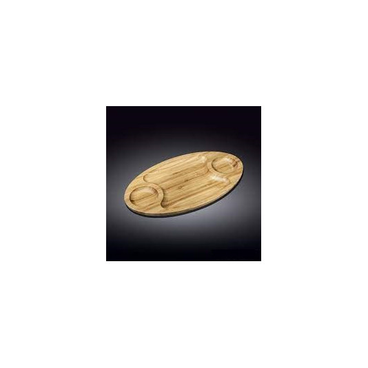 Блюдо овальне Wilmax Bamboo 45,5 х 25 см 3 секції