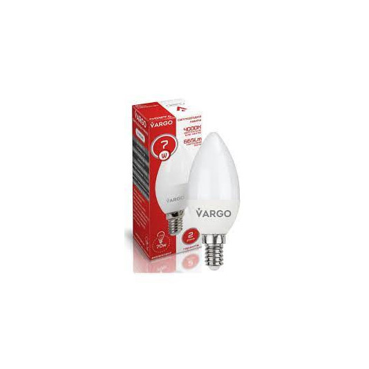 Лампа LED VARGO C37 7W E14 4000K