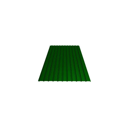 Профнастил ПС-12 RAL-6005 1,17 х 1,7 м