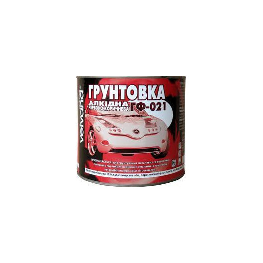 Ґрунтовка ГФ-021 Velvana 2,0 кг червоно-коричнева