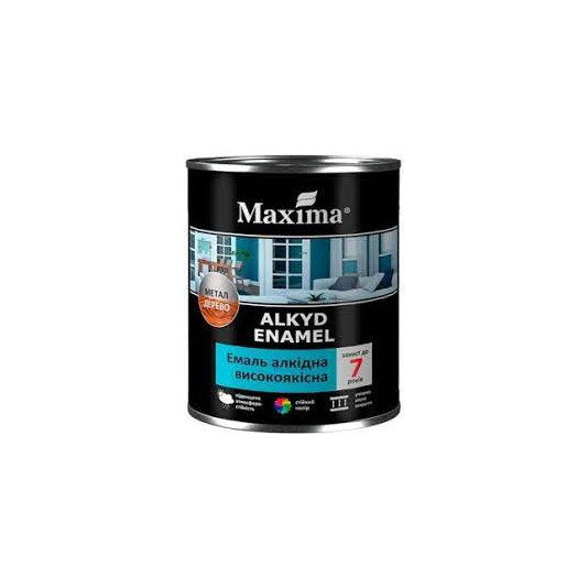 Емаль Maxima ТМ високоякісна зелена 0,7 кг