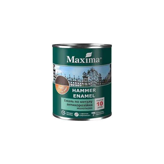 Емаль Maxima ТМ молоткова 3 в1 золото 0,75 л