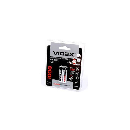 Акумулятор Videx AAA/HR03 1000mAh 2 шт