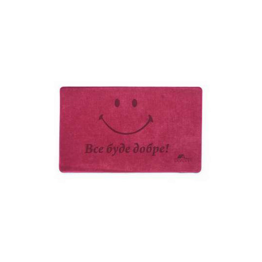 Килимок Шерсть 60 х 90 см, Smile червоний