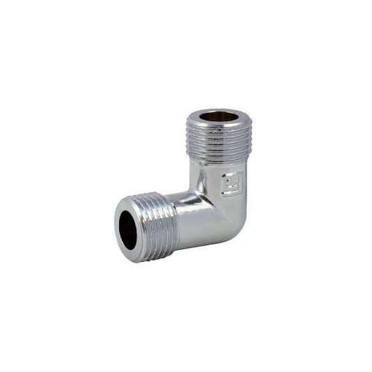 Коліно ЗЗ 3/4" HLV хром