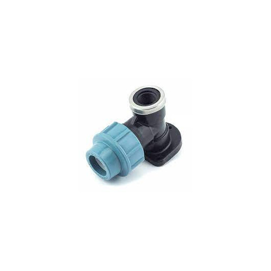 Коліно установочне ПЕ 20 х 1/2"