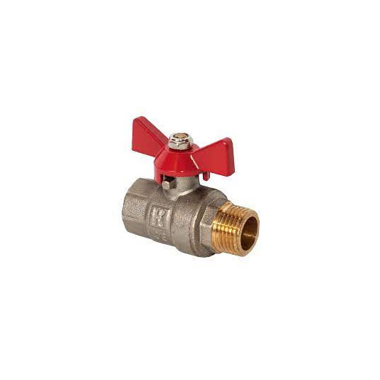 Кран шаровий ВЗ 3/4" метелик