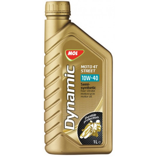 Моторна олива MOL Dynamic Moto Street 4T 10 W 40 1 л