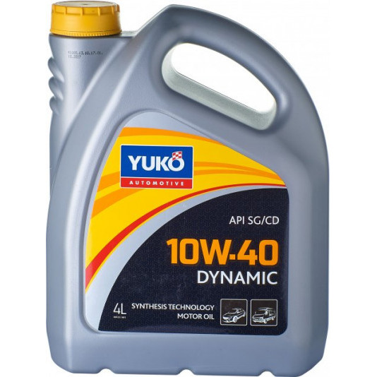 Моторна олива YUKO 10 W 40 DYNAMIC 4 л