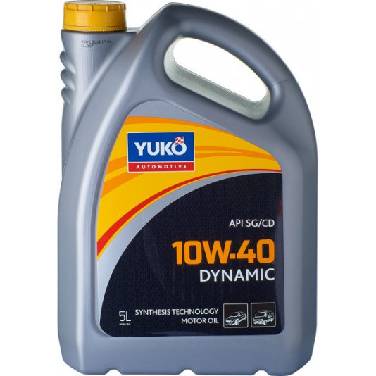 Моторна олива YUKO 10 W 40 DYNAMIC 5 л