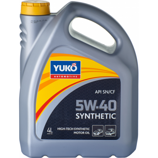 Моторна олива YUKO 5 W 40 SYNTHETIC 4 л