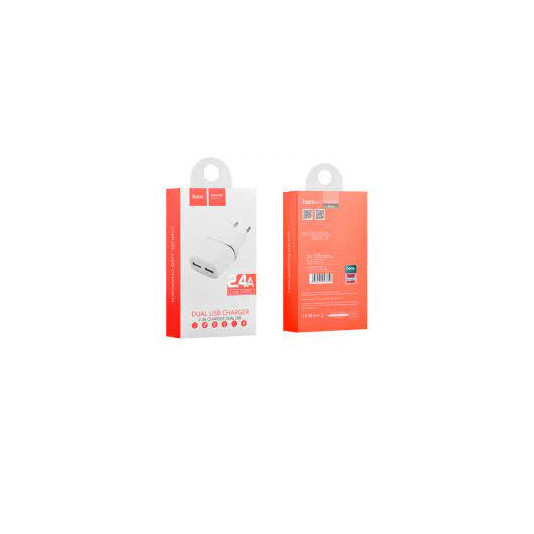MЗП 2USB Hoco C12 White 2.4A