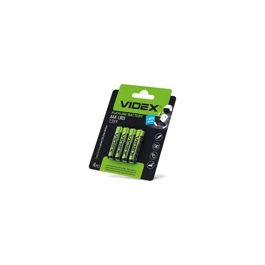 Батарейки VIDEX Alkaline LR03 