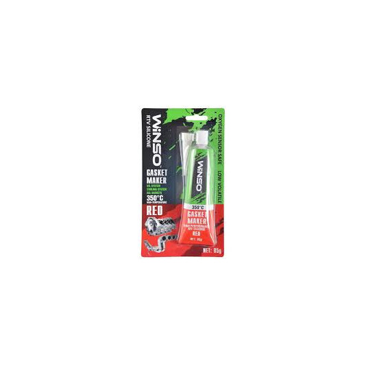 Герметик WINSO Gasket Maker 85 г +350°C червоний