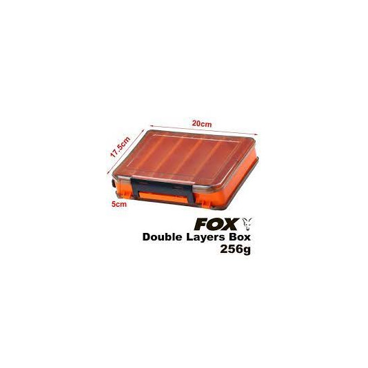 Коробка FOX Double Layers Box 20*17.5*5 cm Orange/Grey