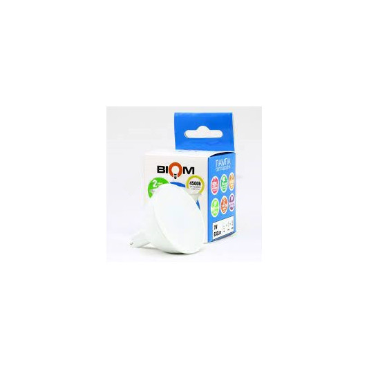 Лампа BIOM MR16 7W GU5.3 4500K