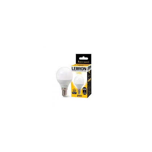 Лампочка LEBRON LED G45/E14 4W