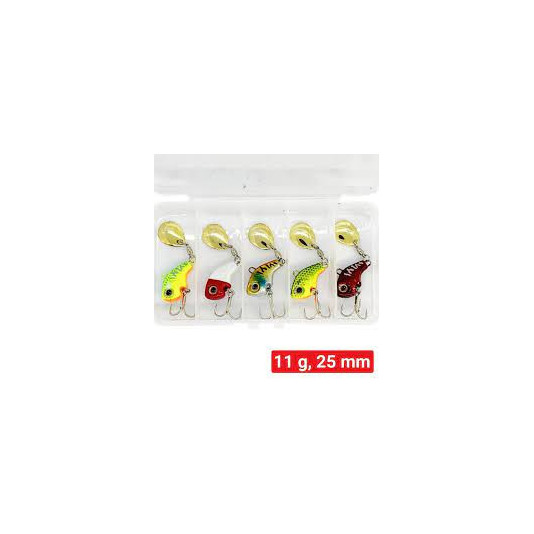Набір тейл спіннерів FOX Jig Tail Spinner Kit 11g (5 шт