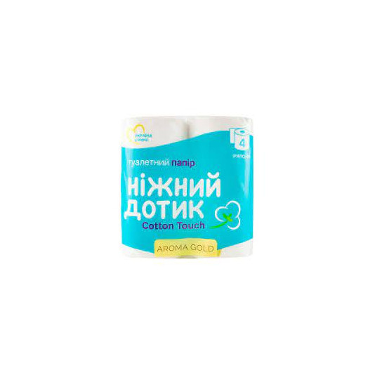 Папір туалетний Ніжний дотик Арома 4 рулони