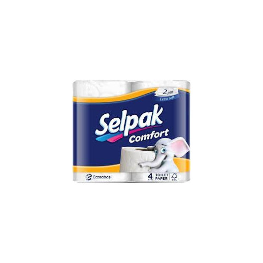 Папір туалетний SELPAK 4 шт