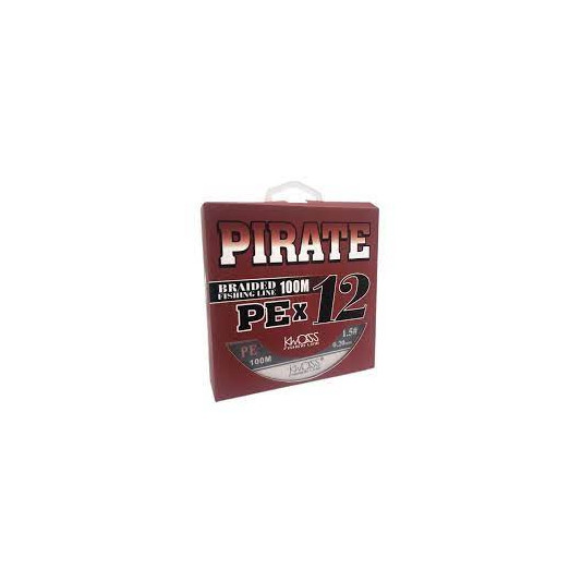 Шнур Pirate PEх12 100м різнокольоровий (різна товщина)