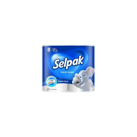 Папір туалетний SELPAK 8 шт
