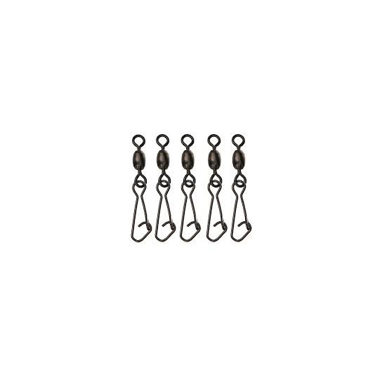 Фідерна застiбка з вертлюгом FEEDER HOOKED SNAP LINK SWIVELS