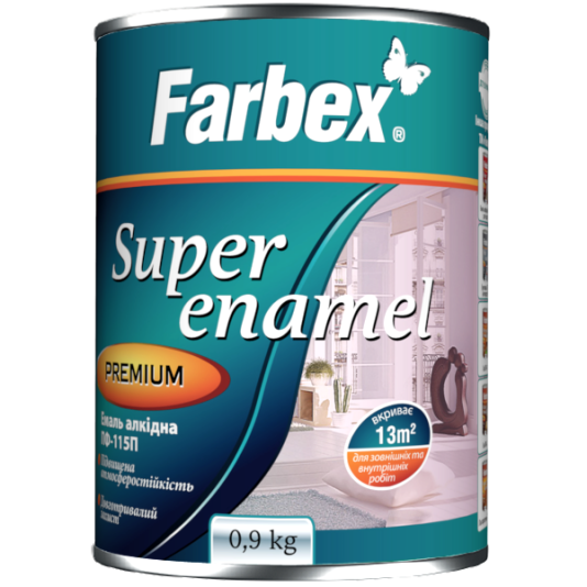 Емаль Farbex ПФ-115 П бузкова 2,8 кг 