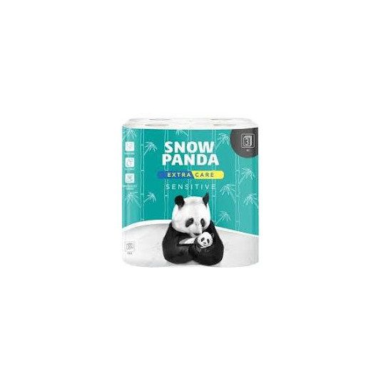 Папір туалетний Сніжна панда Екстра 8 шт
