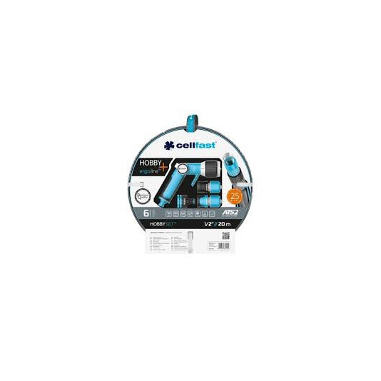 Шланг поливальний HOBBY ATS2 1/2 20 м + набір фітингівERGO