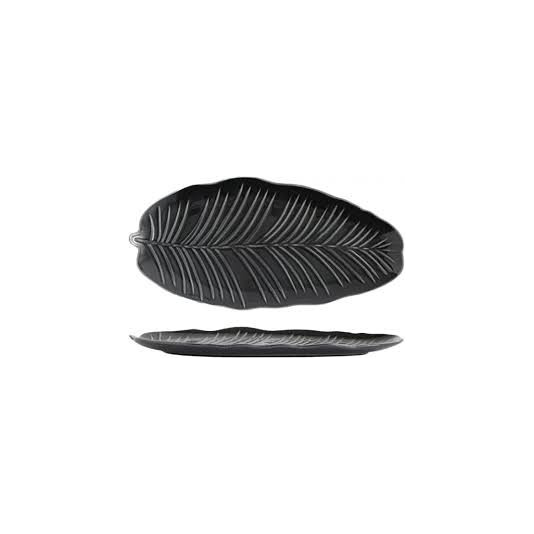 Блюдо овальне Luminarc Leaf Black 16,8 см