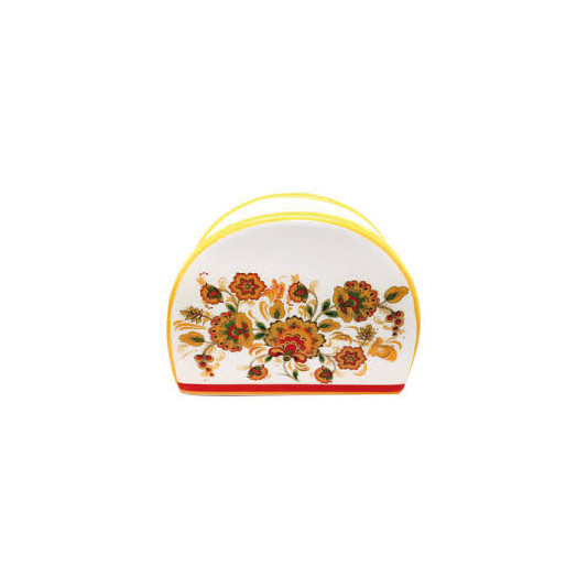 СЕРВЕТНИЦЯ КВІТКОВИЙ РОЗПИС, 10X8СМ