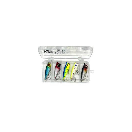 Набір попперів FOX Popper Midi Kit (5 шт приманок + коробка)
