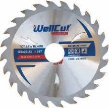 ► Пила дискова по дереву WellCut Standard 125*22,23 24Т • Краща ціна в Борисполі, Воронькові • Купити в магазині ПРО100БУД