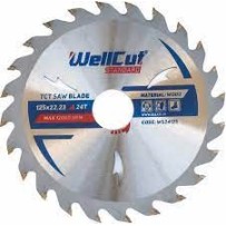 ► Пила дискова по дереву WellCut Standard 125*22,23 24Т • Краща ціна в Борисполі, Воронькові • Купити в магазині ПРО100БУД