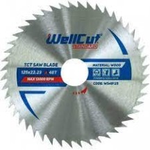 ► Диск пильний по дереву WellCut Standard 125 х 22,23 х 48Т • Краща ціна в Борисполі, Воронькові • Купити в магазині ПРО100БУД
