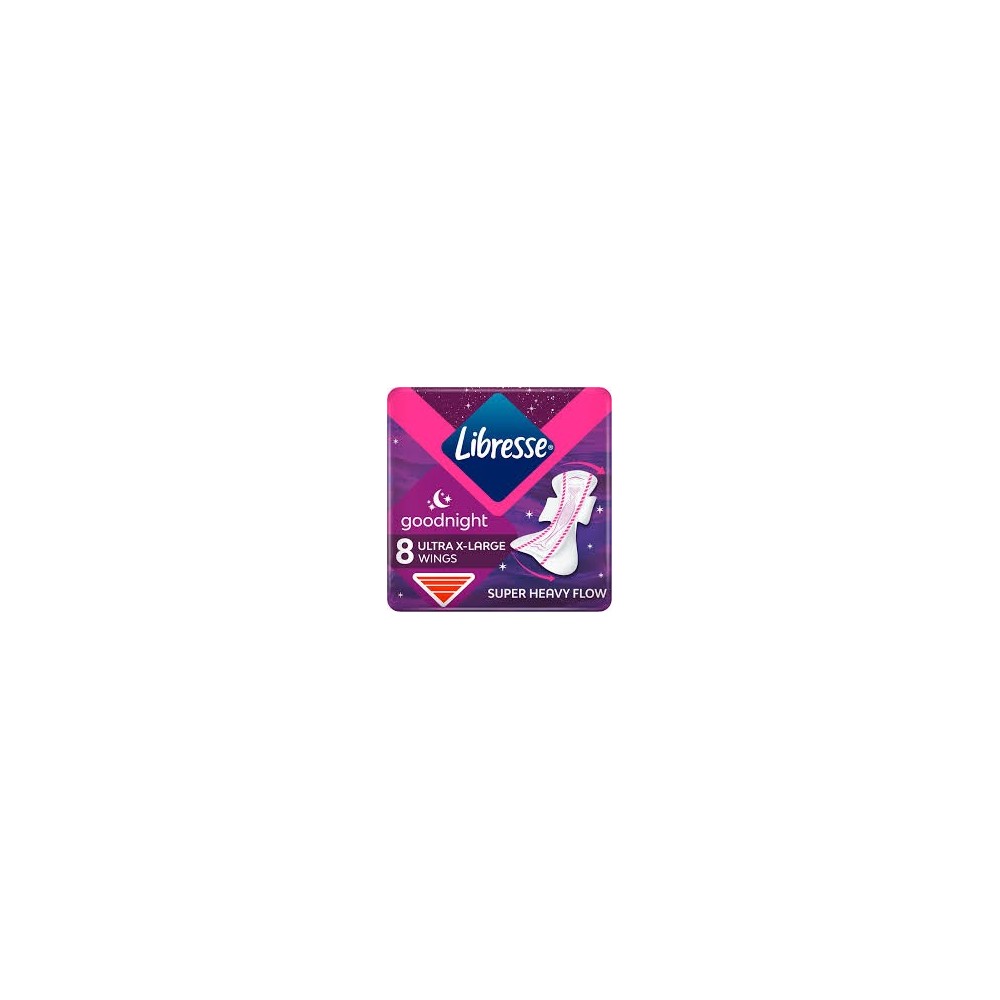 ► Прокладки гігієнічні Libresse Ultra Thin Goodnight extra wings 8 шт • Краща ціна в Борисполі, Воронькові • Купити в магазині П